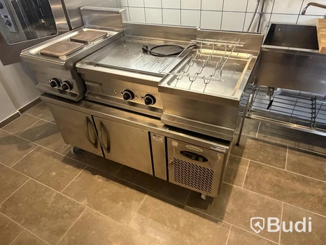 Komplett stekstation med kylbänk