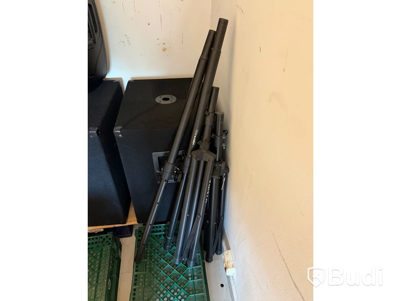 Komplett ljudsystem Vonyx, med 4 högtalare, 2 bas, mixerbord och ljus