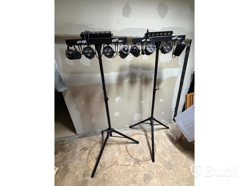 Komplett ljudsystem Vonyx, med 4 högtalare, 2 bas, mixerbord och ljus