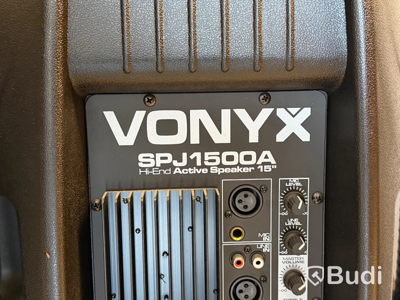 Komplett ljudsystem Vonyx, med 4 högtalare, 2 bas, mixerbord och ljus