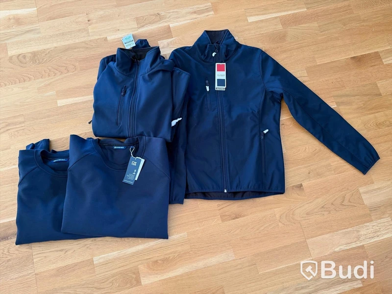 2 st softshelljackor samt 2 st tröjor, Clique/ Cutter & Buck