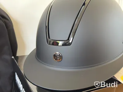 Riding helmet, Hansbo Sport, granite, size M