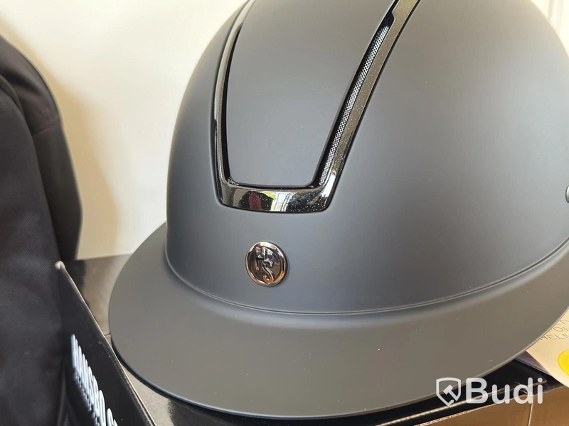 Riding helmet, Hansbo Sport, granite, size M