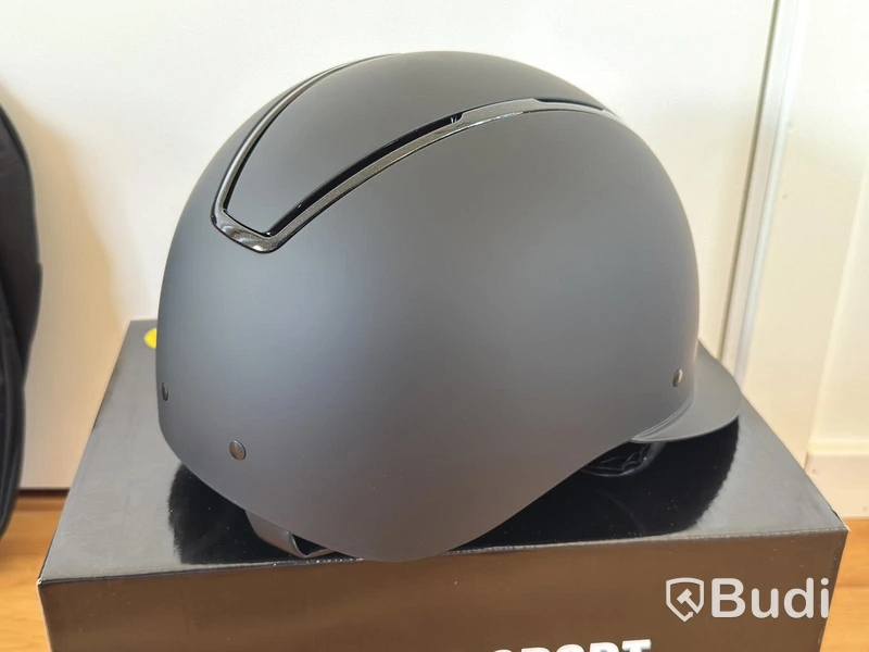 Riding helmet, Hansbo Sport, granite, size M