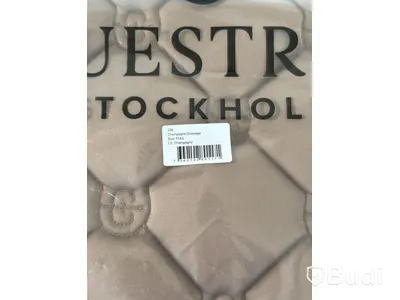 Dressage saddle pad, leg wraps and ear bonnet, Equestrian Stockholm, champagne
