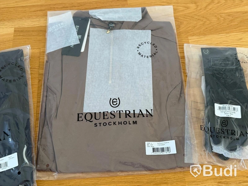 Riding apparel, Equestrian Stockholm, tights, top and gloves, size S