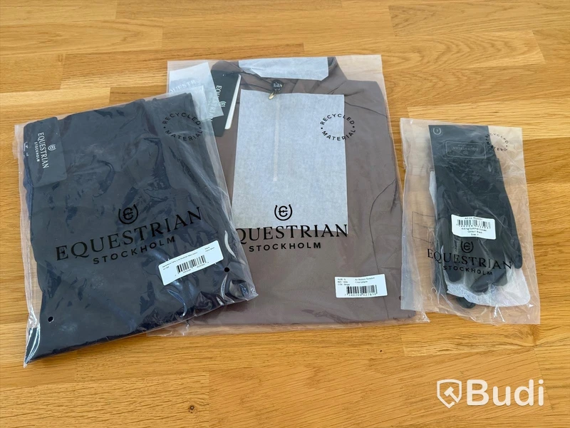 Riding apparel, Equestrian Stockholm, tights, top and gloves, size S