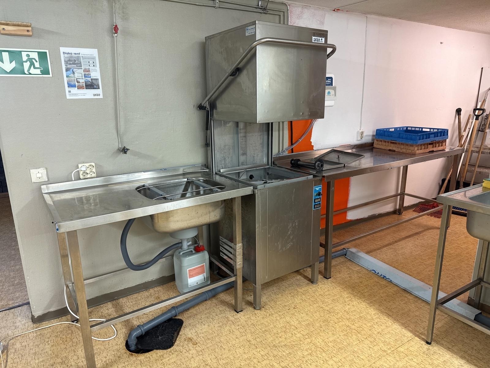 Diskmaskin Wexiödisk WD-6 med bänkar