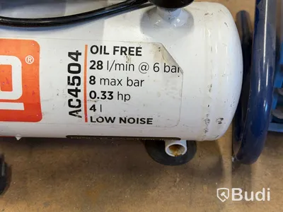 Senco AC4504 kompressor samt 2 st 2kW värmare