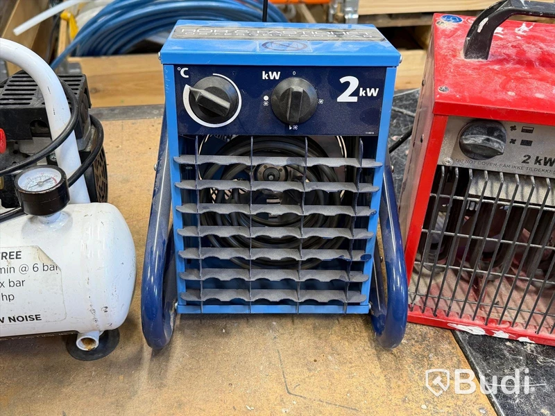Senco AC4504 kompressor samt 2 st 2kW värmare