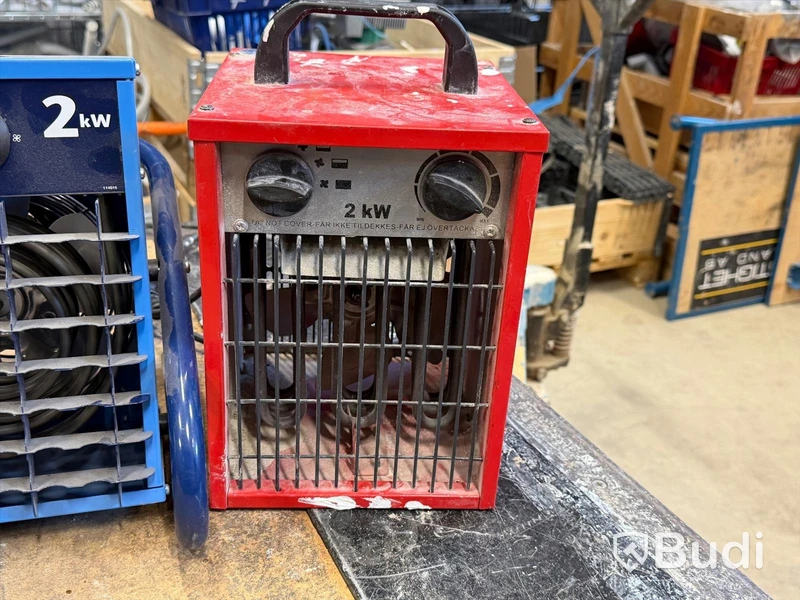 Senco AC4504 kompressor samt 2 st 2kW värmare