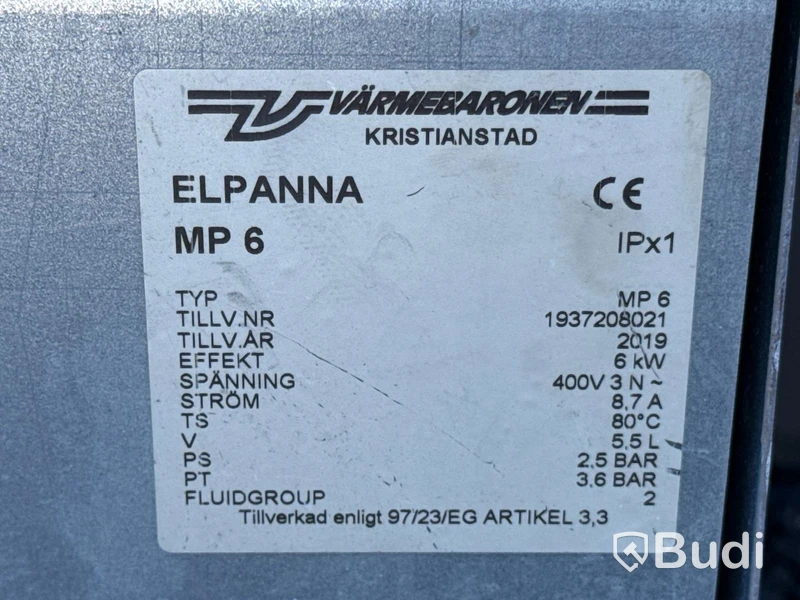 Elpanna Värmebaronen MP 6