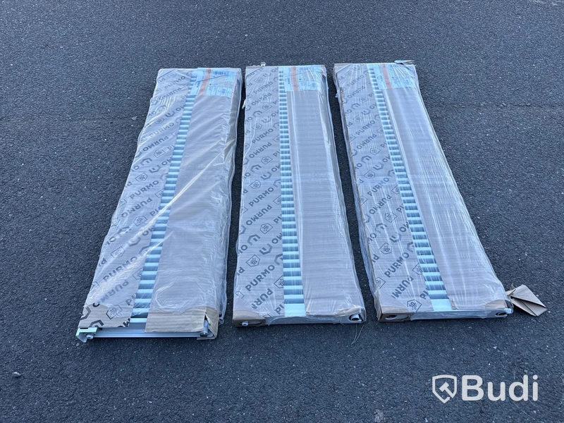 3 st vattenburna radiatorer | Purmo Compact C11 | 1400x400 mm