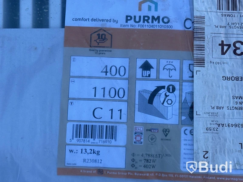 2 st vattenburna radiatorer Purmo compact C11 & C21S