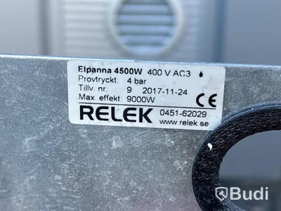 Elpanna för golvvärme | 4,5 kW