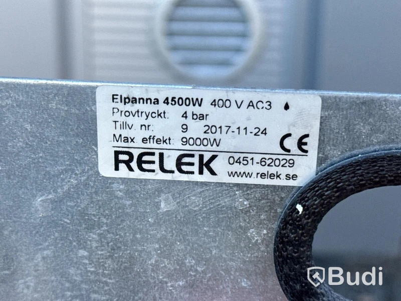 Elpanna för golvvärme | 4,5 kW