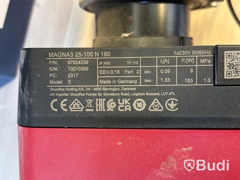 Cirkulationspump Grundfos Magna 3 | 25-100 180