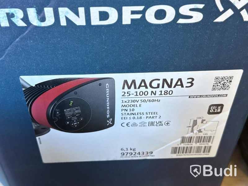 Cirkulationspump Grundfos Magna 3 | 25-100 180