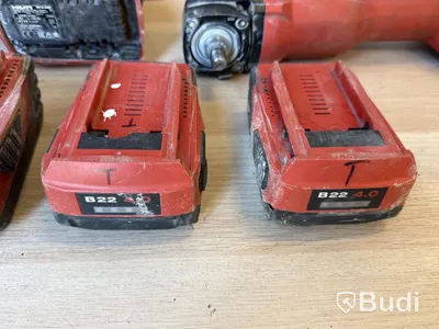 6 st Batterimaskiner Hilti | 3 batterier & 2 laddare