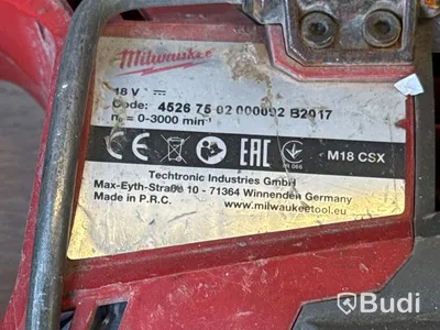 3 st batterimaskiner Milwaukee