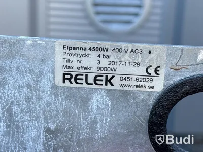 Elpanna för golvvärme | 4,5 kW