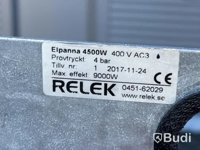Elpanna för golvvärme | 4,5 kW