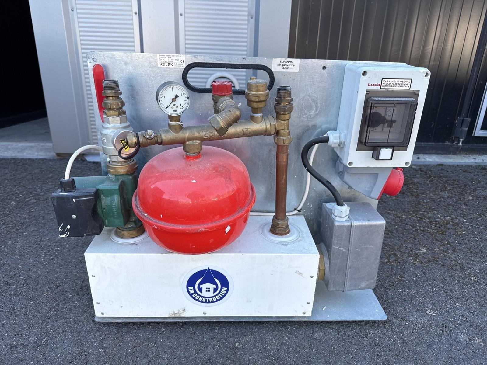 Elpanna för golvvärme | 4,5 kW