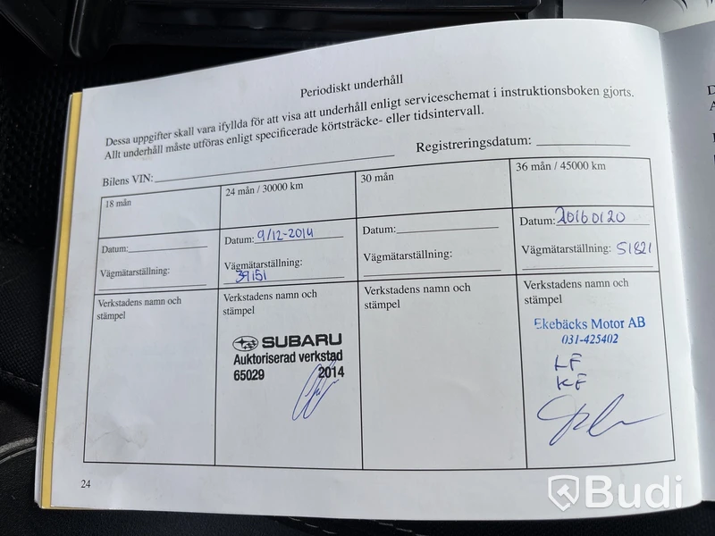 Personbil SUBARU, G4 SUBARU XV -2012 Reparationsobjekt