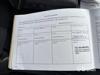 Personbil SUBARU, G4 SUBARU XV -2012 Reparationsobjekt
