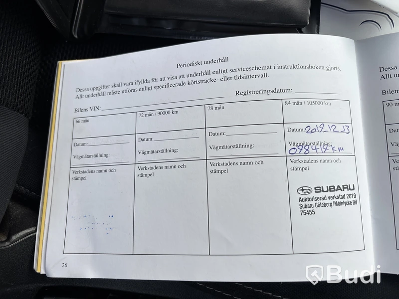 Personbil SUBARU, G4 SUBARU XV -2012 Reparationsobjekt