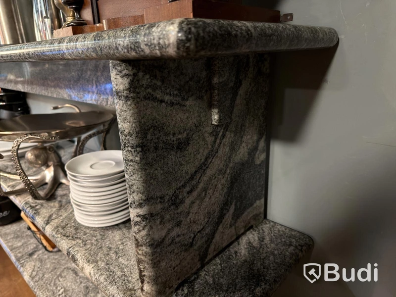 3 marble benches