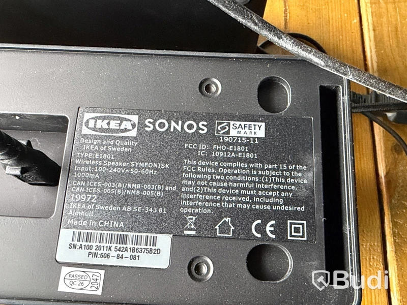 5 st Sonos högtalare
