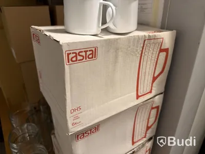 Glas, porslin, bestick, köksutrustning m.m. Stort Parti