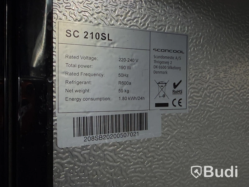 Scancool SC 210SL beverage cooler, 210 L
