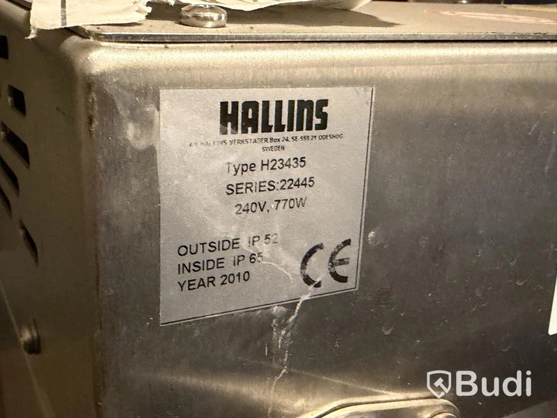 2 st Värmevagnar Hallins H23435, 770 W