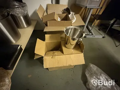 Glassware, cutlery, desk, etc.