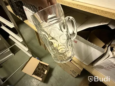Glassware, cutlery, desk, etc.