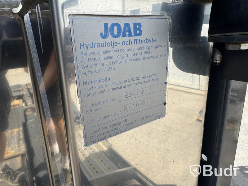 Hooklift truck Volvo FMX 410 6X2 I-Shift -2017 | JOAB 20-ton