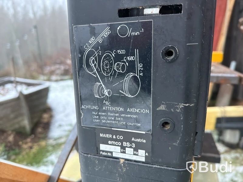 Bandsåg EMCO BS-3, stativ, extra blad