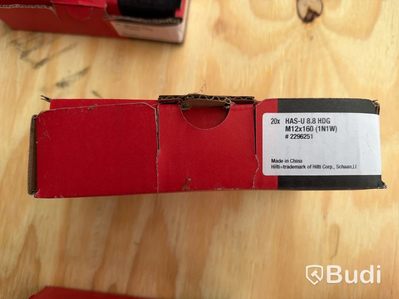 Hilti M12-ankare, HAS‑U 8.8 HDG gängstänger, HVU2 kapslar