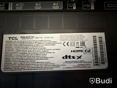 TCL 85QLED810K TV, 85 inches