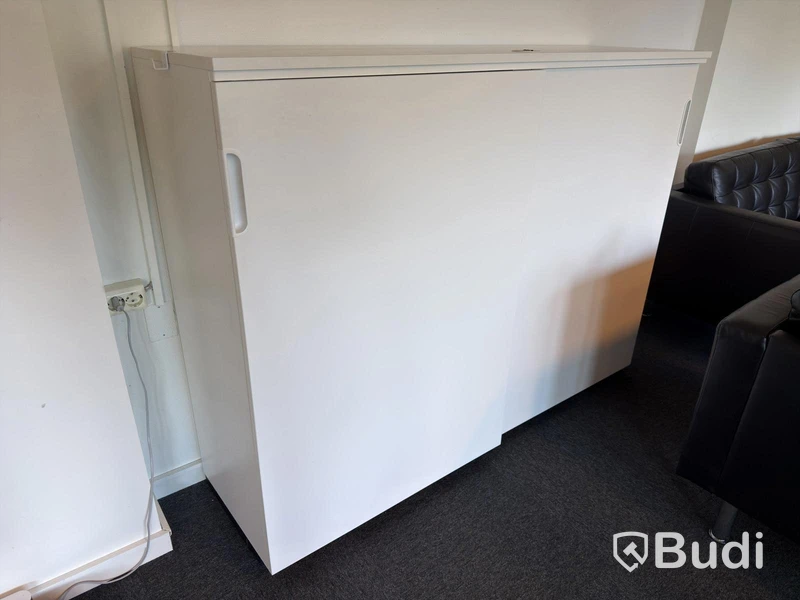 Storage cabinet and bookcases