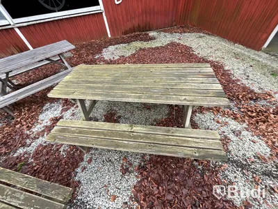 3 st stora träbord – från dansloge