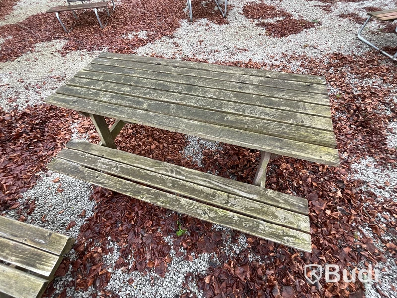 3 st stora träbord – från dansloge