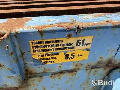 Machine trailer Närko C2KP13G11 -2008