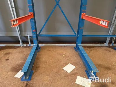 4 sektioner Grenställ, blå & orange