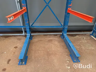 4 sektioner Grenställ, blå & orange