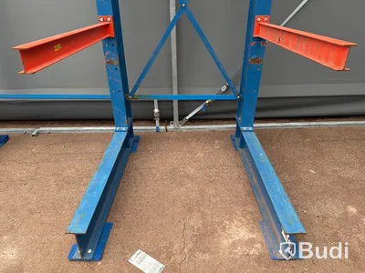 4 sektioner Grenställ, blå & orange