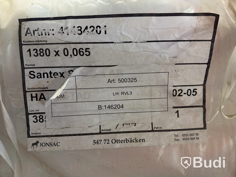 Plast på rulle – ca 1380 mm (industrifolie)
