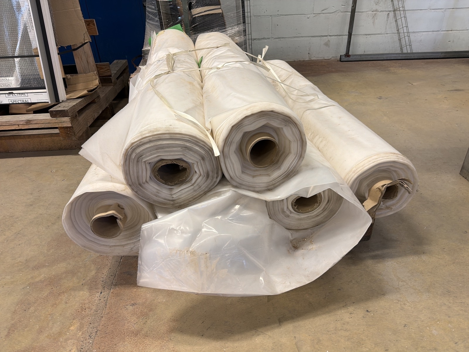 6 st. Plastfolie / Polyeten – rullar (industrikvalitet)